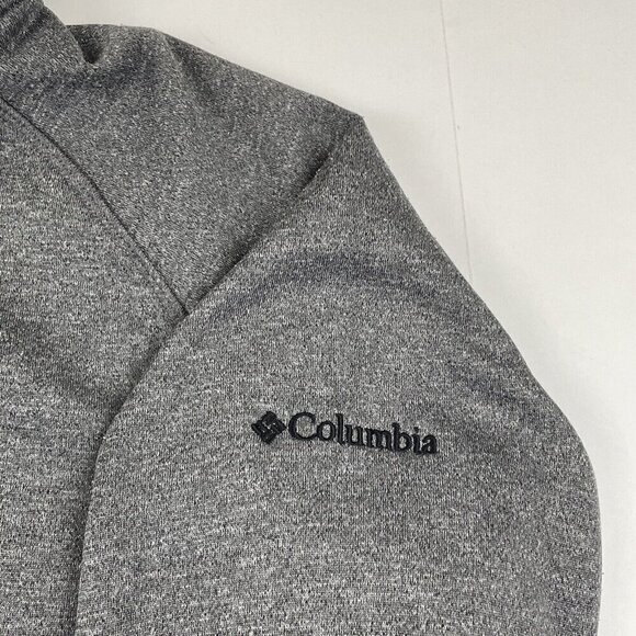 Columbia Golf Full Zip Hoodie Sweatshirt Women’s Size S Gray Polyester Light - Picture 11 of 12